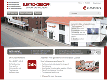 Tablet Screenshot of elektro-ohlhoff.de
